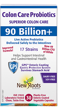 Colon Care Probiotics<br><span style='font-size: .8em;'>Superior Colon Care · 90 Billion +</span>