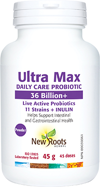 Ultra Max<br><span style='font-size: .8em;'>Daily Care Probiotic · 36 Billion+</span>