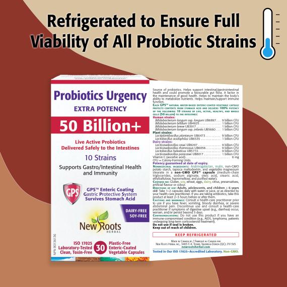 Probiotics Urgency 50 Billion+