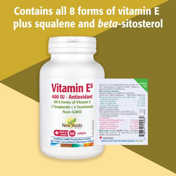Vitamin E⁸ · 400 IU