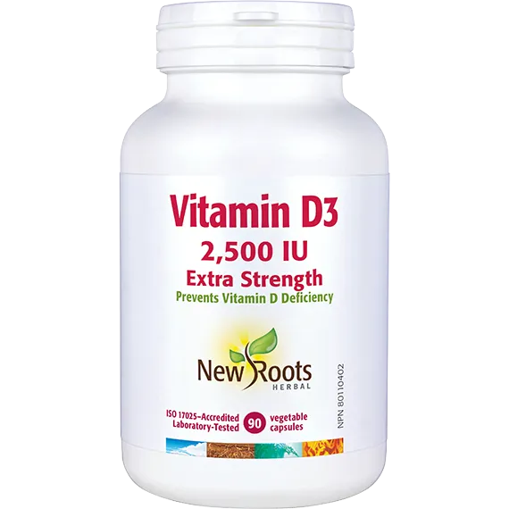 Vitamin D3 2,500 IU Extra Strength (Capsules)
